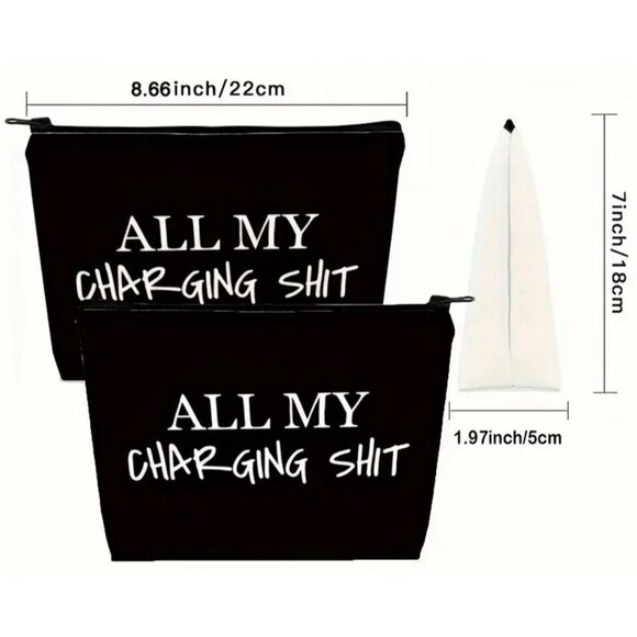 Charging Sh*t" Zipper Pouch - Picture 3 of 4